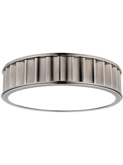 Middlebury Round 3-Light Flush Mount in Historic Nickel.